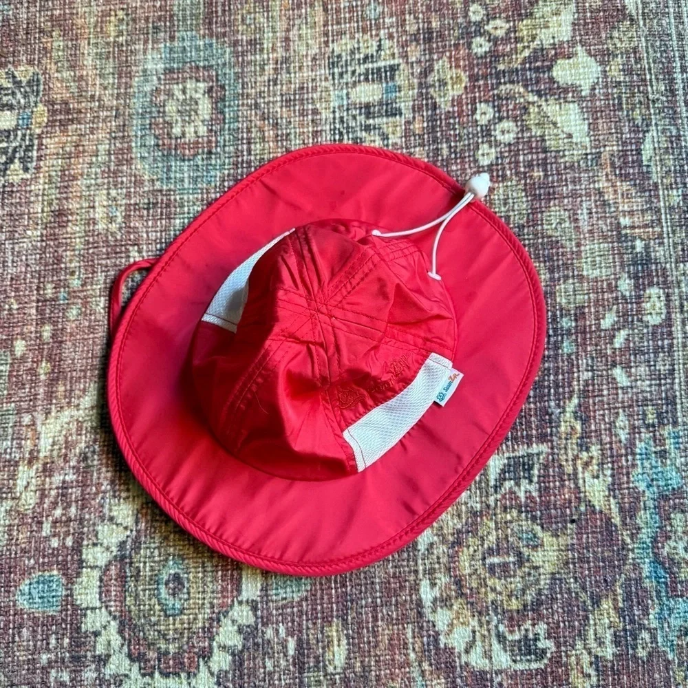 Swim Zip Baby 0-6 months Kids Red Sun Hat
